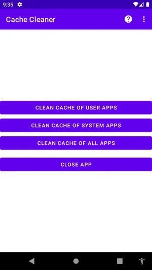 Cache Cleaner